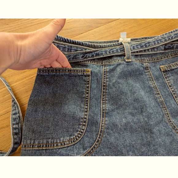 Urban Outfitters Wrap A-line Denim Skirt - Size M - Picture 2 of 7